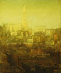 Paysage urbain de New York (Paul Cornoyer) - Muzeo.com