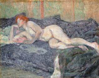 Nu couché (Henri de Toulouse-Lautrec) - Muzeo.com