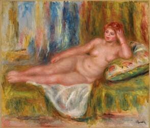 Nu féminin allongé (Auguste Renoir) - Muzeo.com
