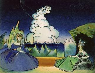 Nuage blanc (Wassily Kandinsky) - Muzeo.com