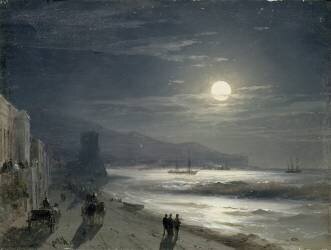Nuit de lune (Ivan Aivazovsky) - Muzeo.com
