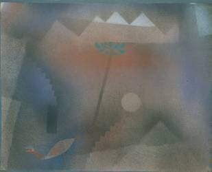 Oiseau qui s'éloigne (Paul Klee) - Muzeo.com