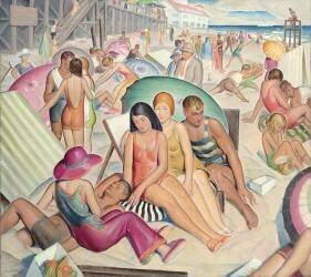 On Rehoboth Beach (Norwood MacGilvary) - Muzeo.com