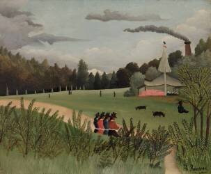 Parc avec Figures (Henri Rousseau) - Muzeo.com