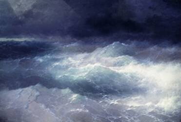Parmi les vagues (Ivan Aivazovsky) - Muzeo.com