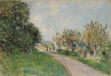 Path Near Sevres (Alfred Sisley) - Muzeo.com