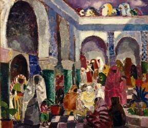 Patio à Alger (Charles Dufresne) - Muzeo.com