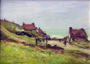 Paysage (Antoine Guillemet) - Muzeo.com