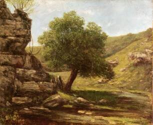 Paysage (Gustave Courbet) - Muzeo.com