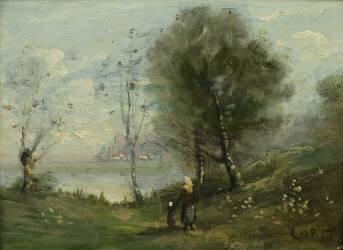 Paysage (Jean-Baptiste Camille Corot) - Muzeo.com