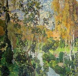 Paysage : Pavlovsk (Alexandre Golovine) - Muzeo.com