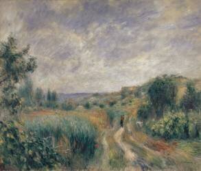 Paysage autour d'Essoyes (Auguste Renoir) - Muzeo.com
