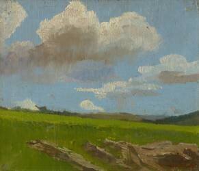 Paysage avec nuages (Laszlo Mednyanszky) - Muzeo.com