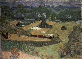 Paysage avec train (Pierre Bonnard) - Muzeo.com