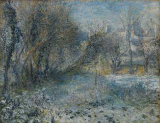 Paysage de neige (Auguste Renoir) - Muzeo.com