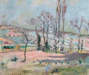 Paysage de printemps (Pierre Bonnard) - Muzeo.com
