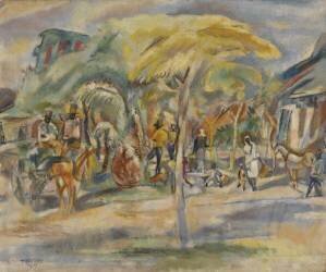 Paysage du Sud (Jules Pascin) - Muzeo.com