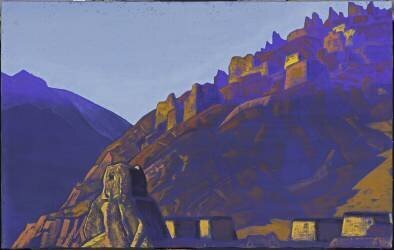 Paysage du Tibet (Nicholas Roerich) - Muzeo.com