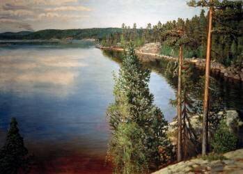 Paysage à Ruovesi (Akseli Gallen-Kallela) - Muzeo.com