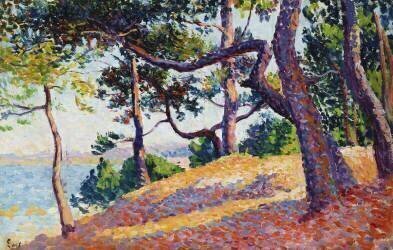 Paysage à Saint-Tropez (Maximilien Luce) - Muzeo.com