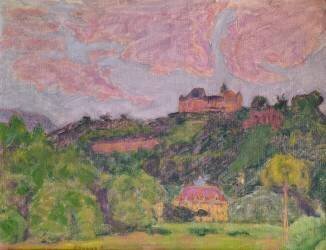 Paysage à Uriage (Pierre Bonnard) - Muzeo.com