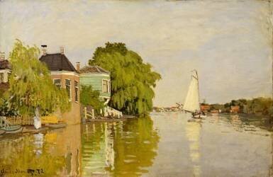 Paysage à Zaandam (Claude Monet) - Muzeo.com