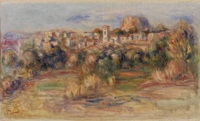 Paysage, La Gaude (Auguste Renoir) - Muzeo.com