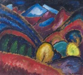 Paysage, Murnau, Allemagne (Alexej von Jawlensky) - Muzeo.com
