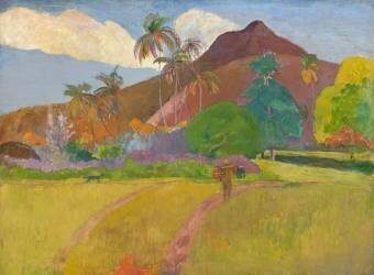 Paysage Tahitien (Paul Gauguin) - Muzeo.com
