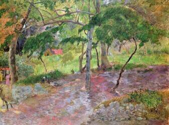 Paysage tropical (Paul Gauguin) - Muzeo.com