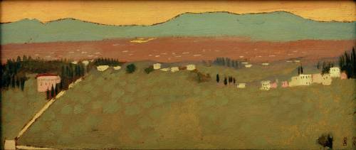 Paysages près de Fiesole (Maurice Denis) - Muzeo.com