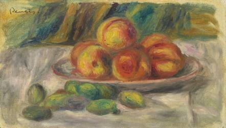 Pêches et amandes (Auguste Renoir) - Muzeo.com