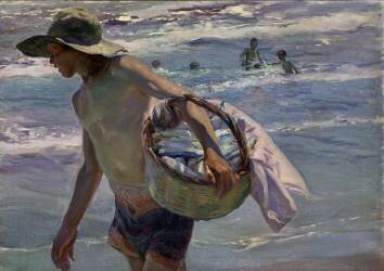 Pêcheur (Joaquin Sorolla y Bastida) - Muzeo.com