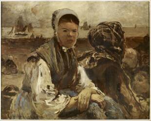 Pêcheuses (Eugène Trigoulet) - Muzeo.com