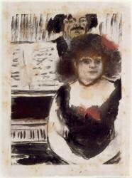 Pianiste et chanteur (Edgar Degas) - Muzeo.com