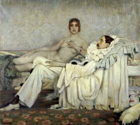 Pierrot malade (Federico Beltrán Masses) - Muzeo.com