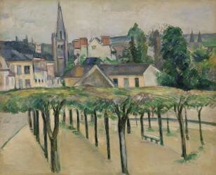 Place du village (Paul Cézanne) - Muzeo.com