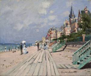 Plage de Trouville (Claude Monet) - Muzeo.com