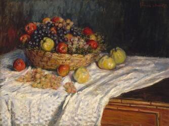 Pommes et raisins (Claude Monet) - Muzeo.com