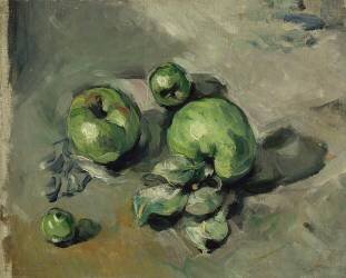 Pommes vertes (Paul Cézanne) - Muzeo.com