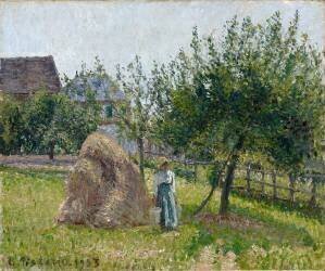 Pommiers à Eragny (Camille Pissarro) - Muzeo.com
