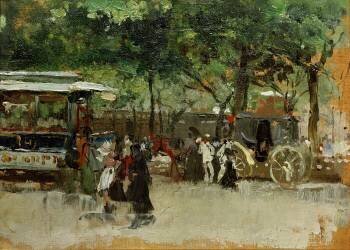 Près de Paris (Joaquin Sorolla y Bastida) - Muzeo.com