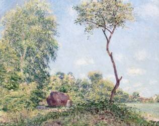 Printemps.Trembles et acacias (Alfred Sisley) - Muzeo.com