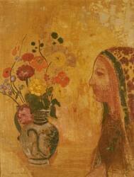 Profil d'une femme (Odilon Redon) - Muzeo.com