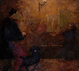 Promenade nocturne (Félix Vallotton) - Muzeo.com