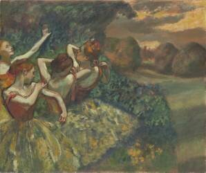 Quatre danseuses (Edgar Degas) - Muzeo.com