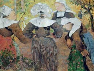 Quatre femmes bretonnes (Paul Gauguin) - Muzeo.com