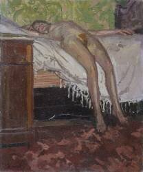 Reclining Nude (Walter Richard Sickert) - Muzeo.com