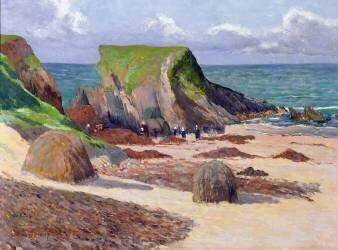 Récolte d'algues marines (Maxime Maufra) - Muzeo.com