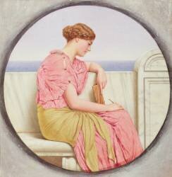 Réflexions (John William Godward) - Muzeo.com